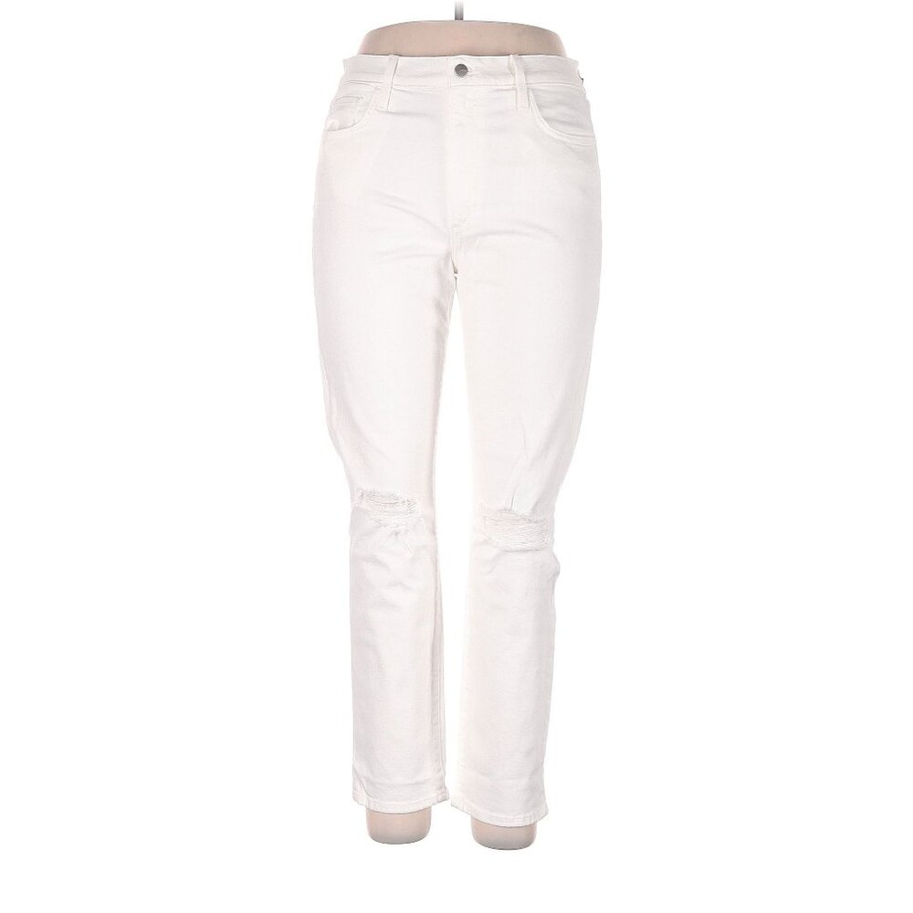 Joe's Jeans High Rise Ankle Vintage Stretch White Jeans Women Size 33